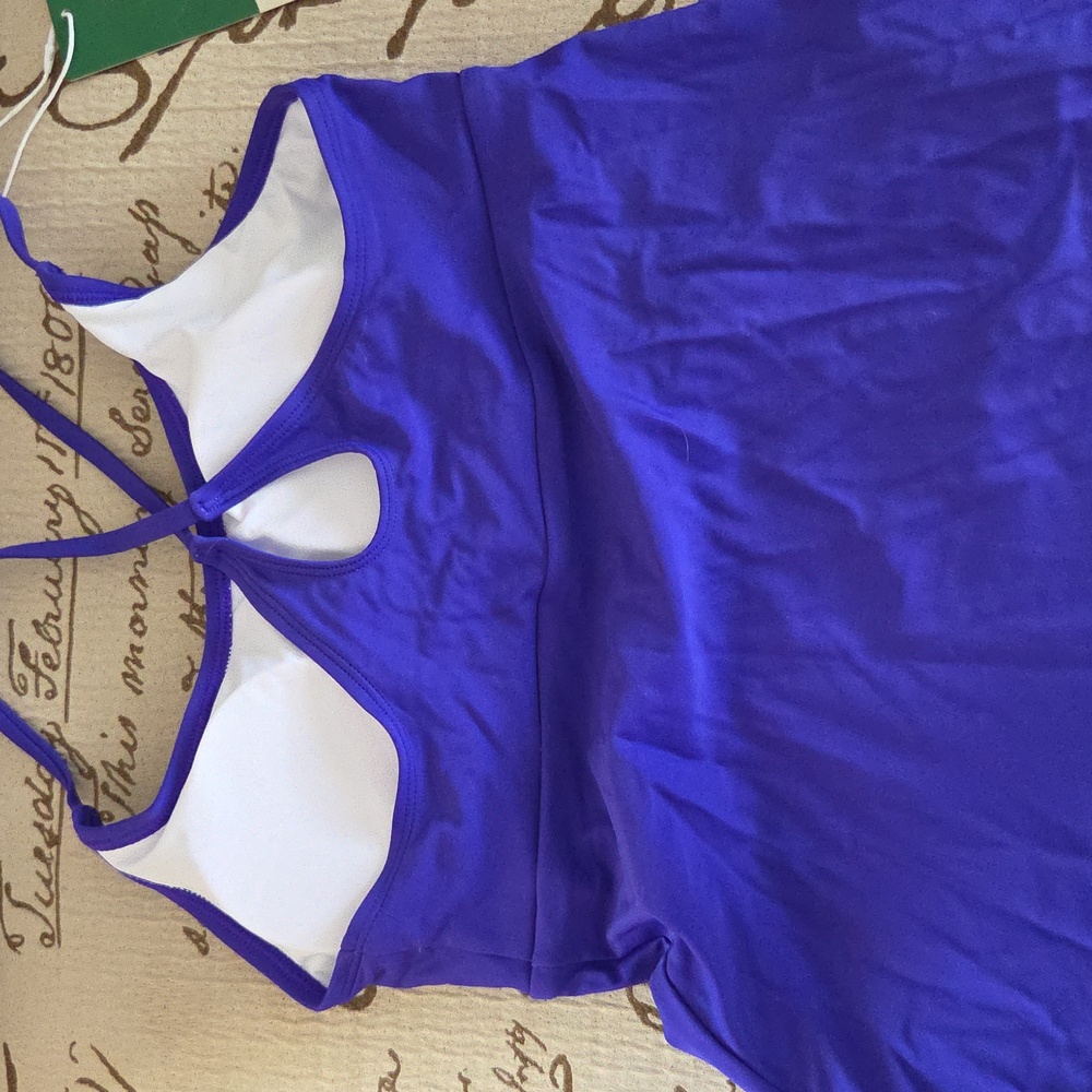 Halara Two Piece Purple Bathing Suit Size S NWT - Picture 4 of 8